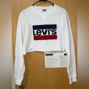 Levi’s cropped hoodie